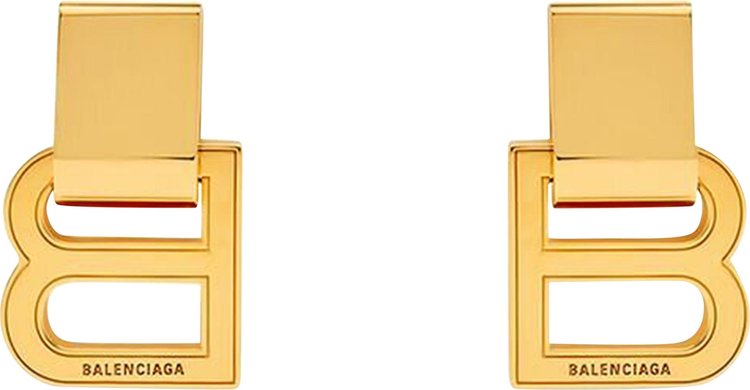 Balenciaga Hourglass Earrings 'Gold'