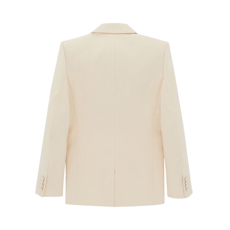 Saint Laurent Tuxedo Jacket Crema