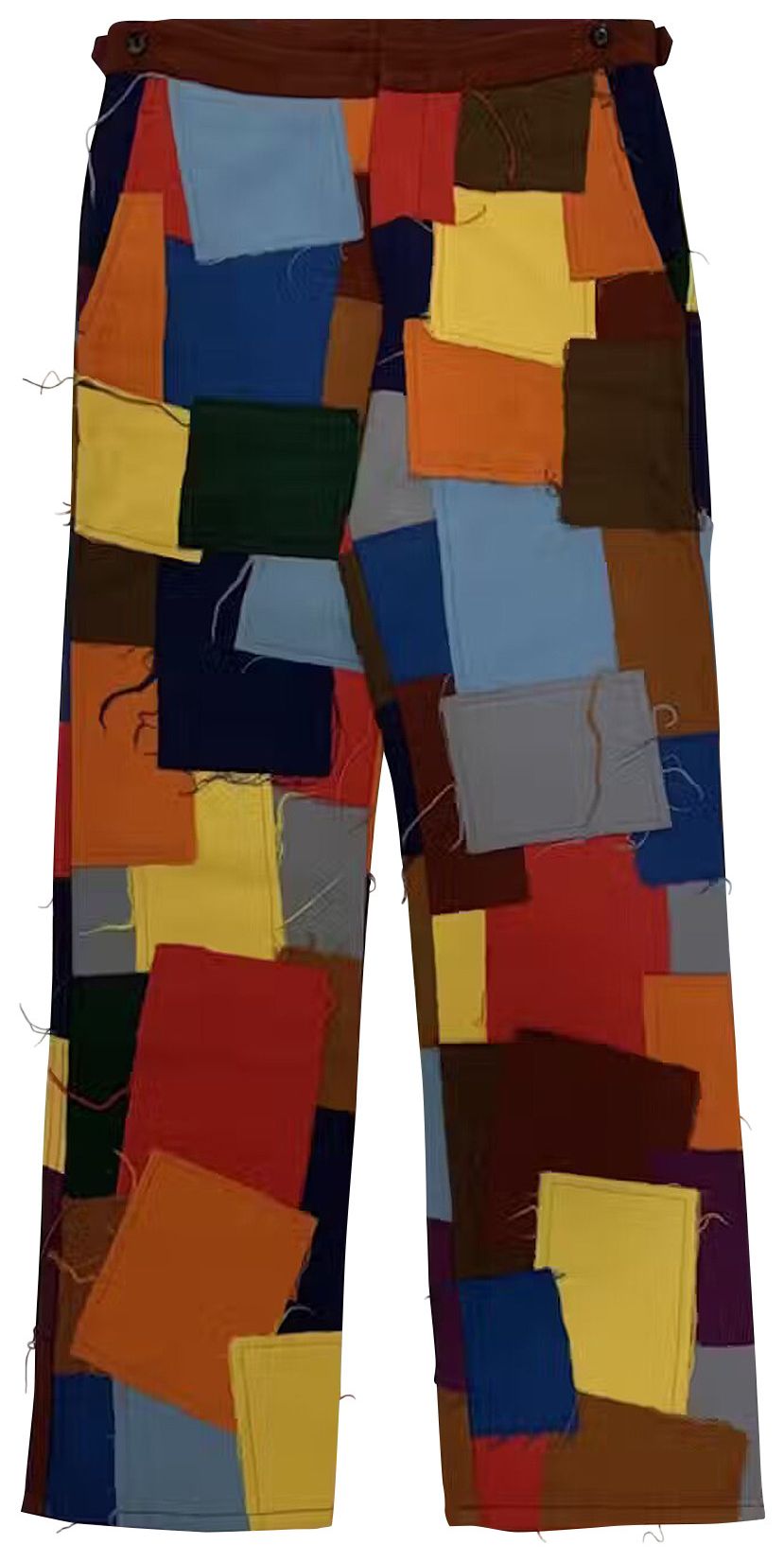 Buy Vintage Comme des Garçons Homme Plus Patchwork Pants 'Multicolor
