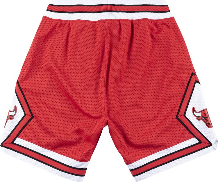 Mitchell  Ness Authentic Shorts Chicago Bulls Red