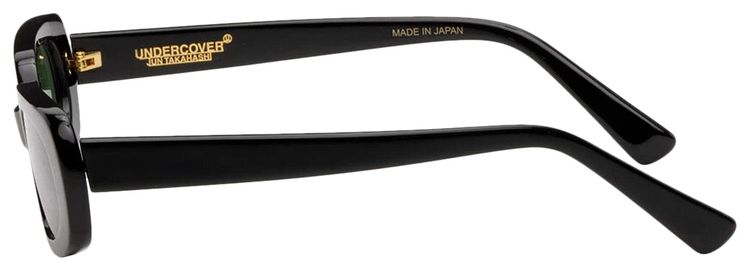 Undercover Oval Sunglasses Black