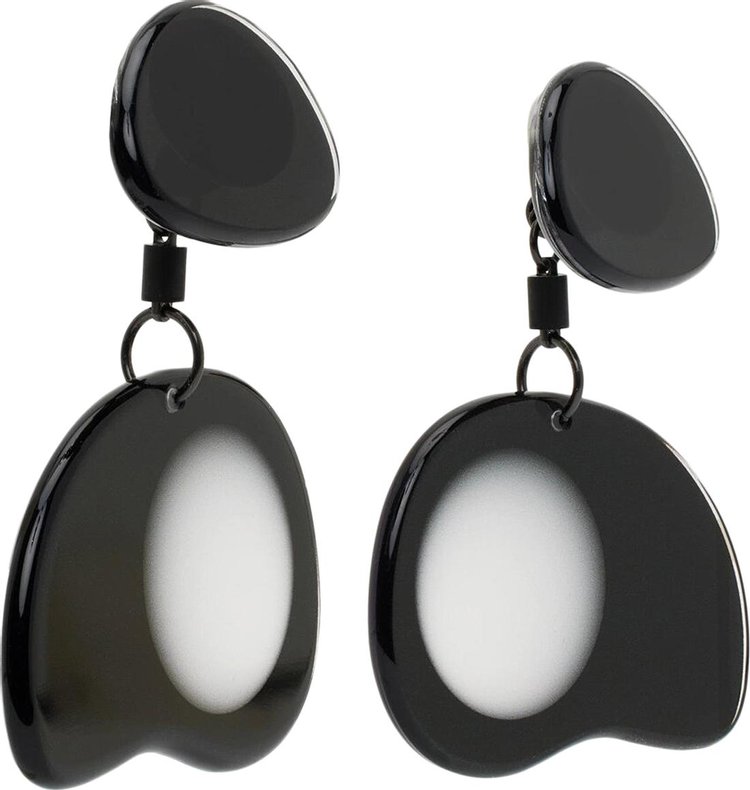 Issey Miyake Shade Earrings Black