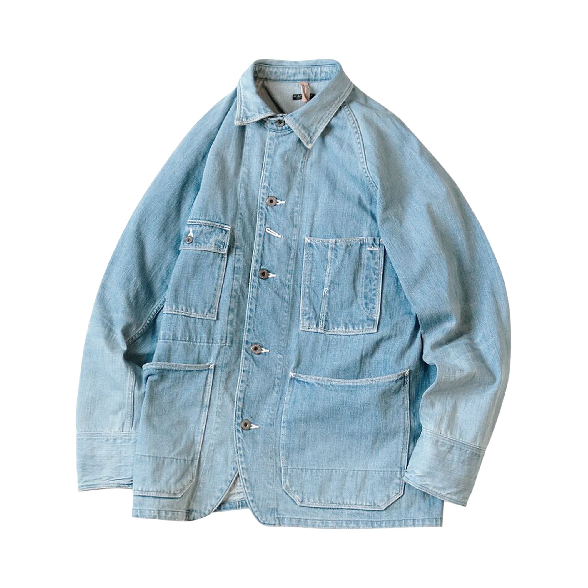 Buy Kapital 12oz Denim Cactus Coverall 'Indigo' - EK 1406 INDI | GOAT