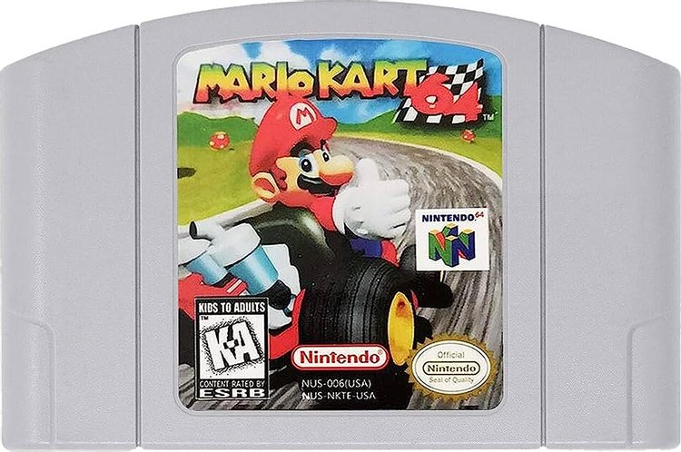 Vintage Nintendo 64 Bundle With Mario Kart 64 Multicolor