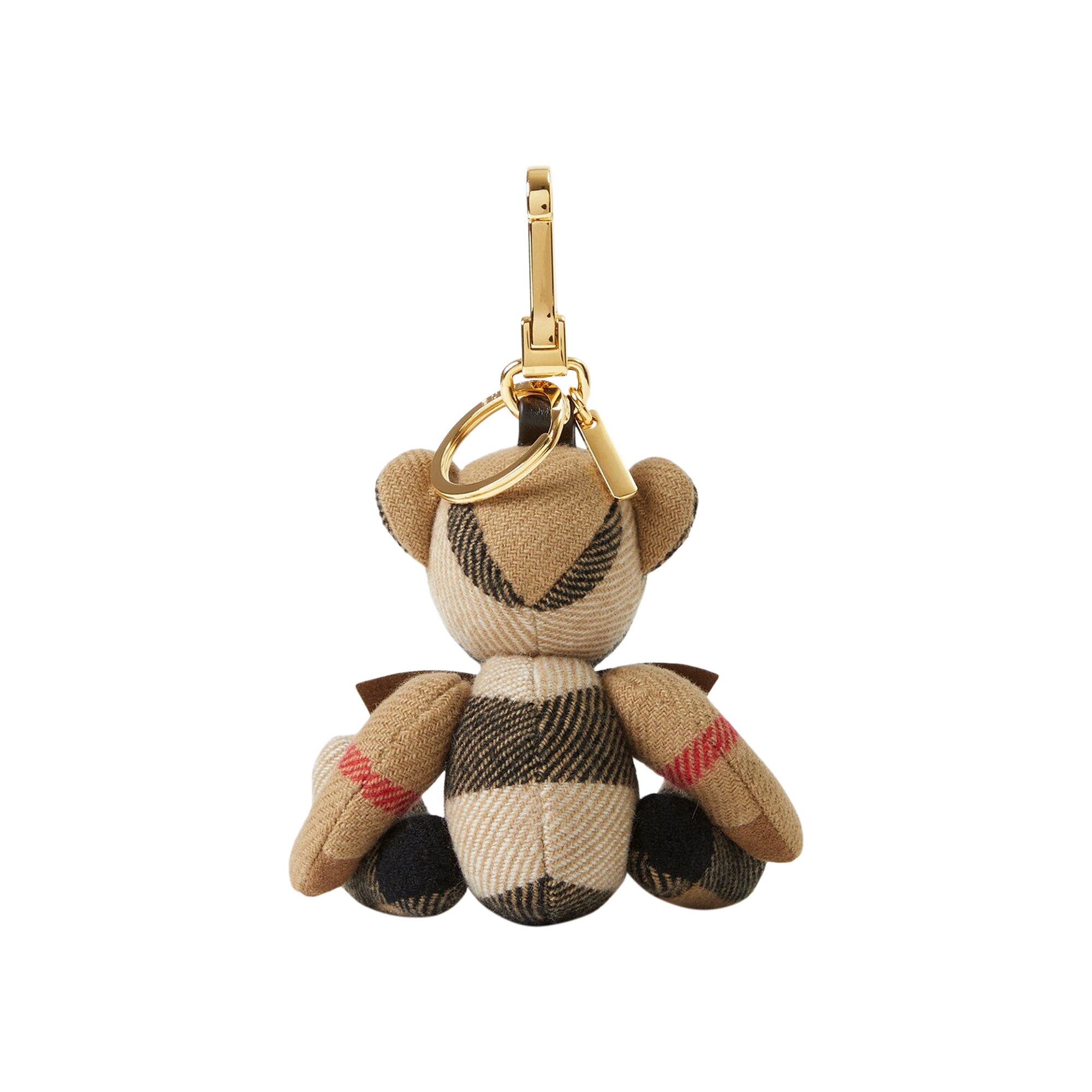 ファッション雑貨・小物その他 BURBERRY IS THOMAS CHECK KEYRING Burberry | Women's Check Cashmere Thomas Bear Charm Keyring