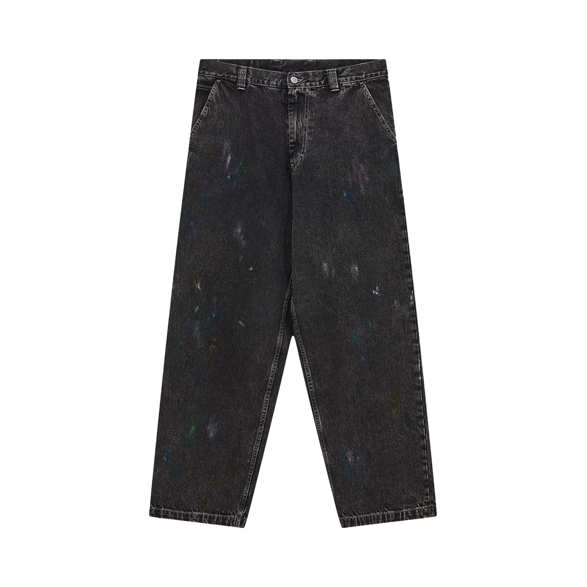 Size 30 Maison Margiela Distressed Baggy Jeans 'Black'