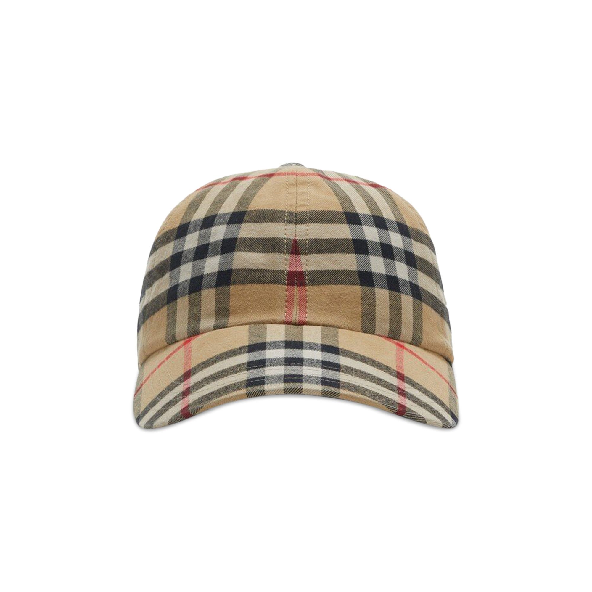 Buy Burberry Check Baseball Cap 'Archive Beige' - 8075641 | GOAT