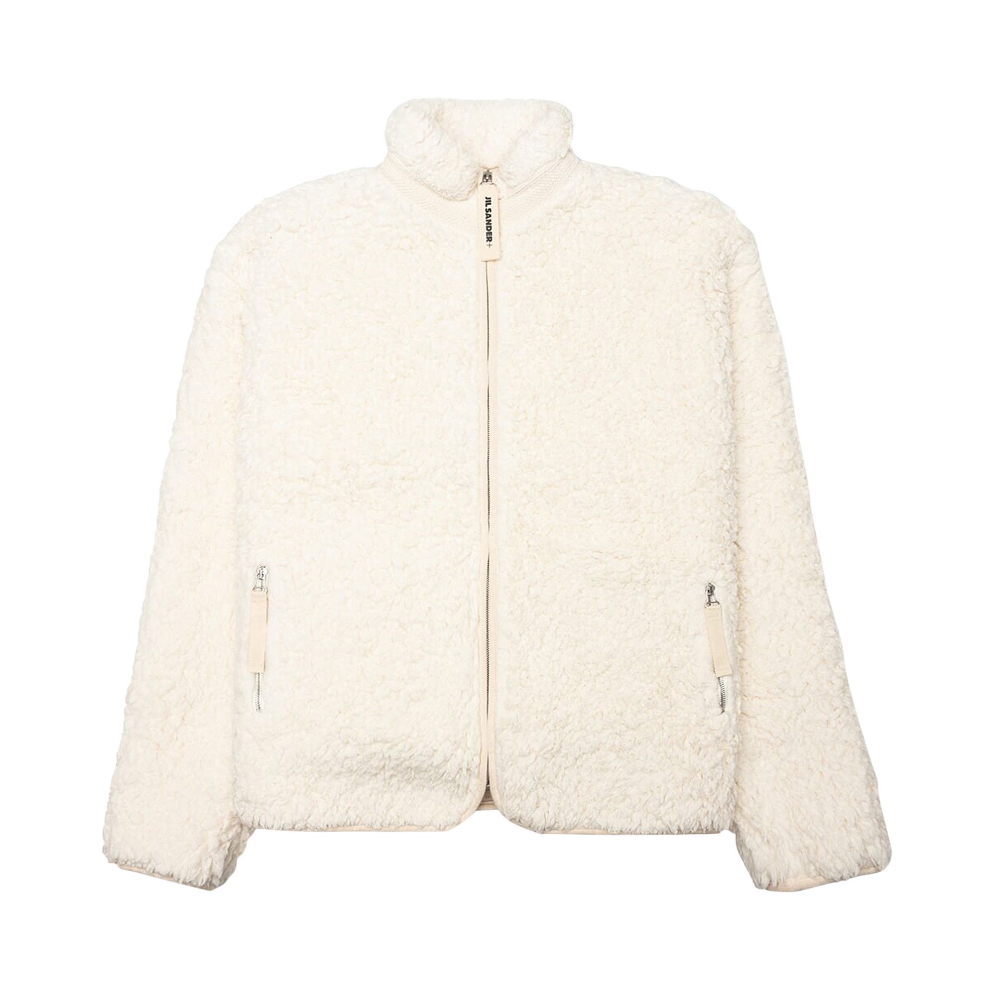 Buy Jil Sander Fleece Zip Up Jacket 'Eggshell' - J40GU0008 J20088