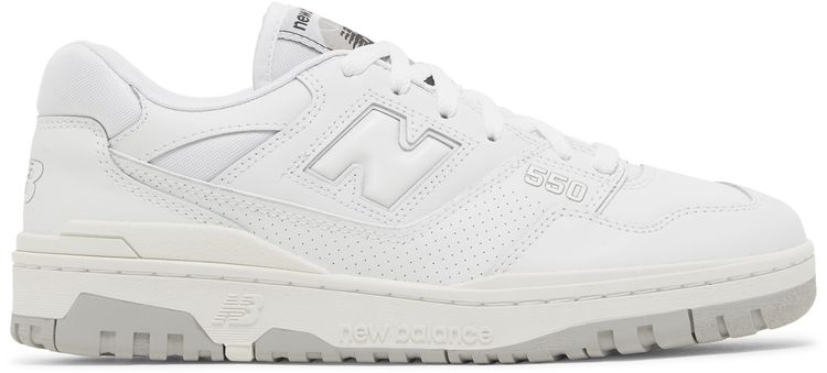 New Balance 550 2E Wide White Grey
