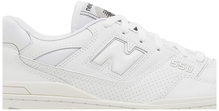 New Balance 550 2E Wide White Grey