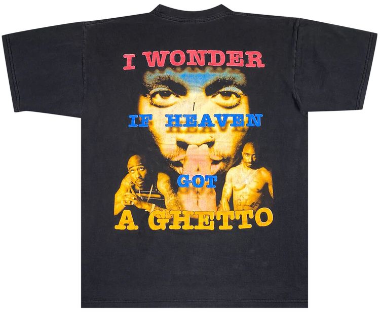 Vintage 2Pac All Eyez On Me Bootleg T Shirt Black