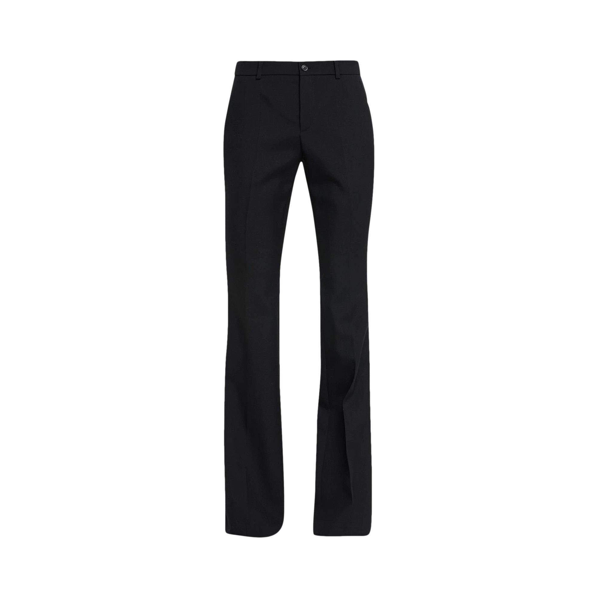 Buy Saint Laurent Classic Flared Trousers 'Nero' - 739692