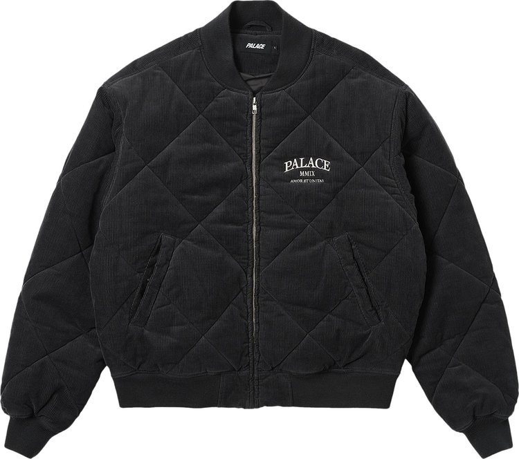Palace Quilted Jacket 'Black'