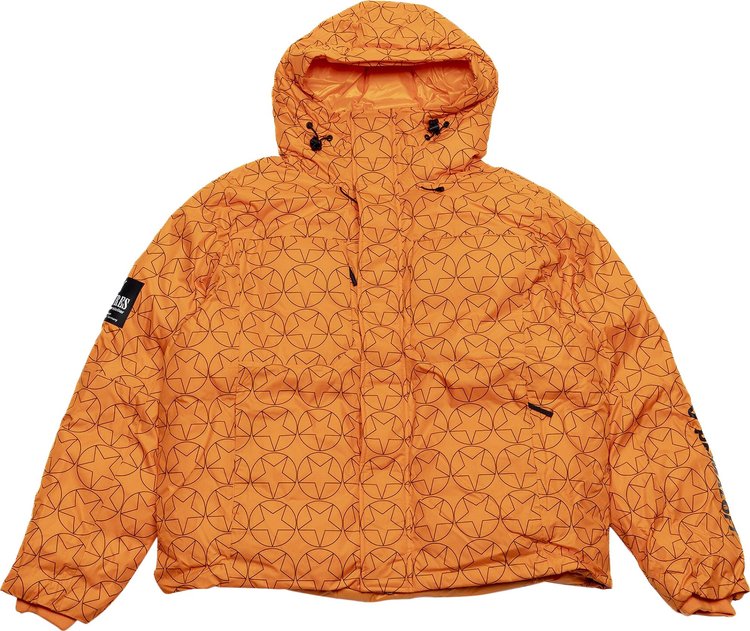 Puma x Pleasures Puffer Jacket 'Orange Glo'