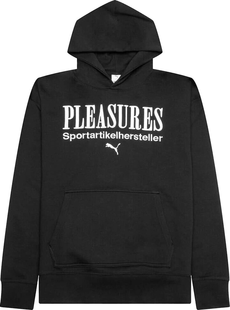 Puma x Pleasures Graphic Hoodie Black