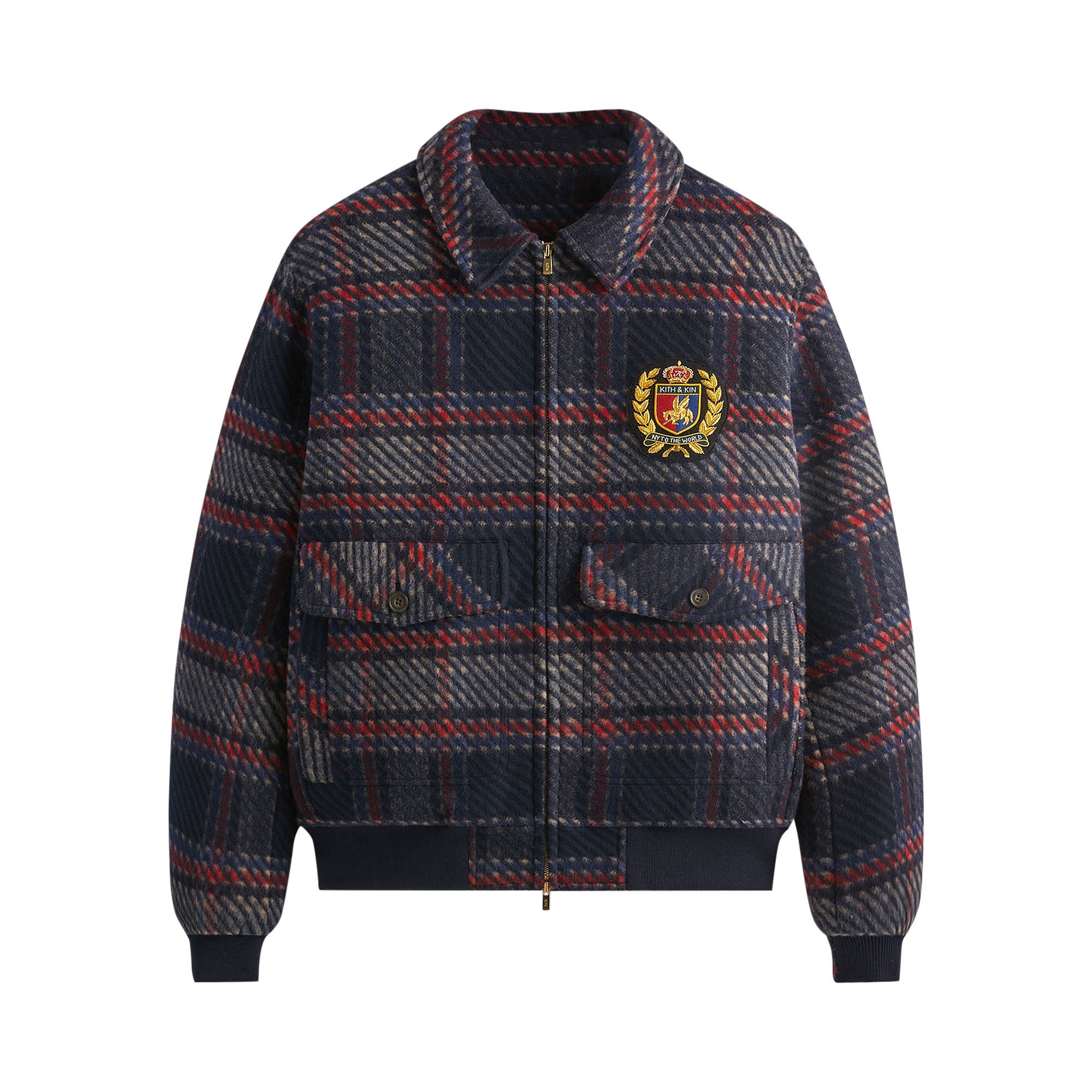 Kith plaid coat shop