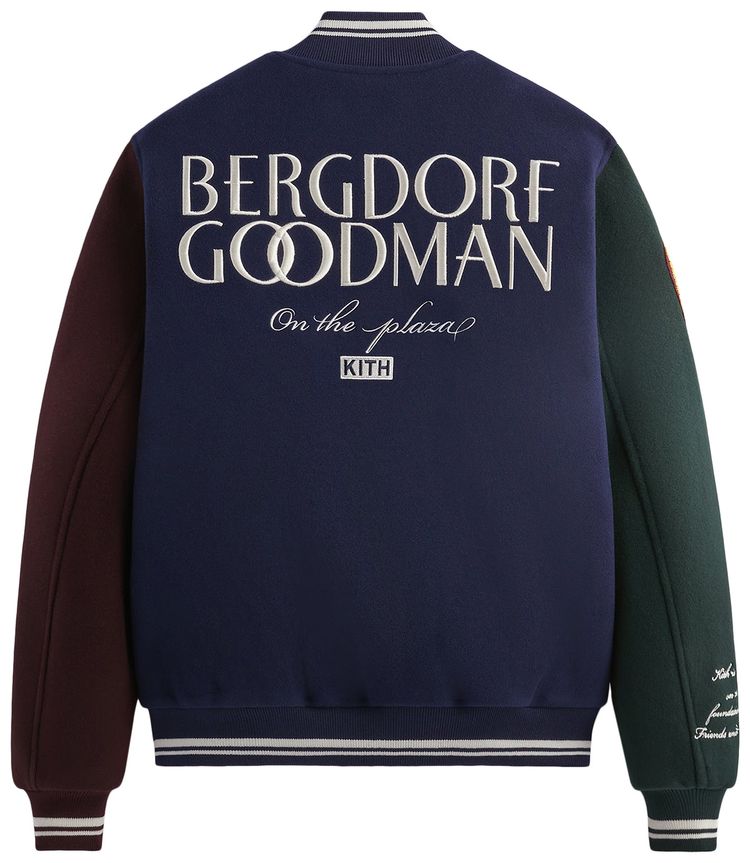 Kith For Bergdorf Goodman Varsity Jacket Nocturnal