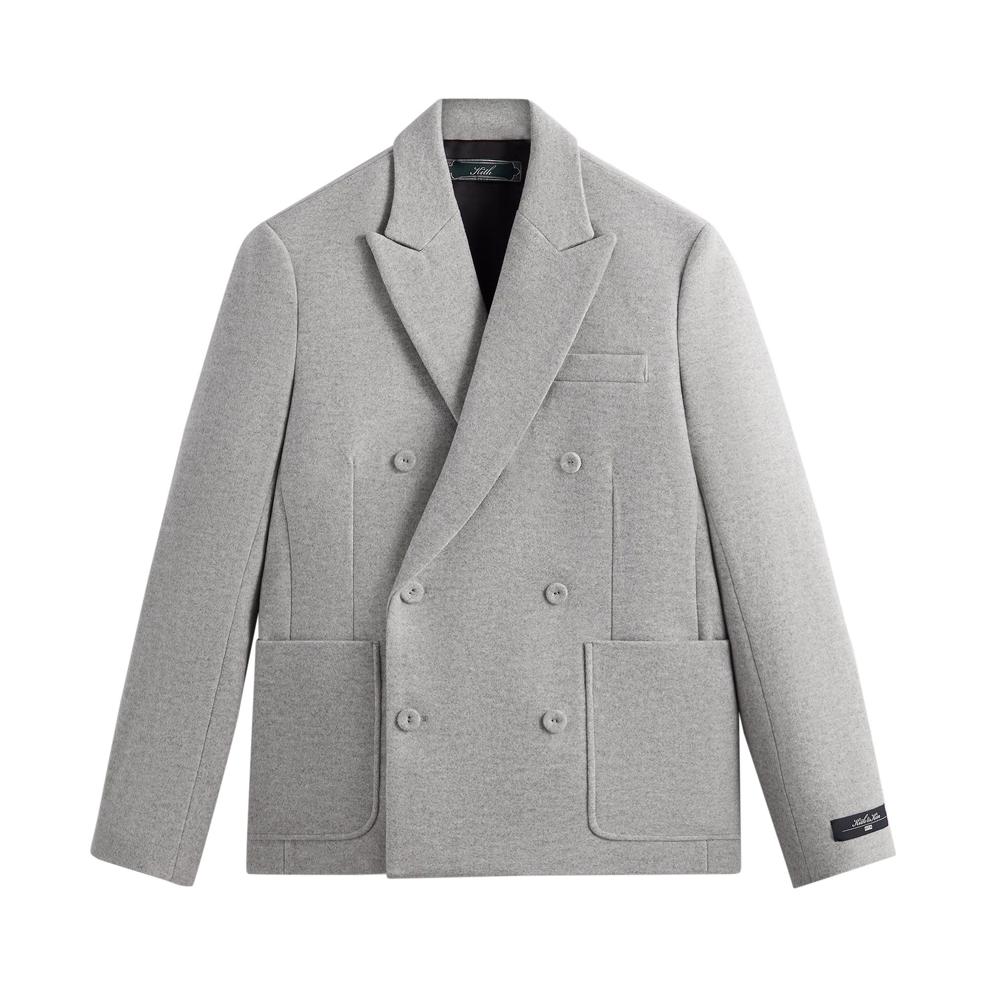 Kith Felted Jersey Julius Blazer Heather Grey M