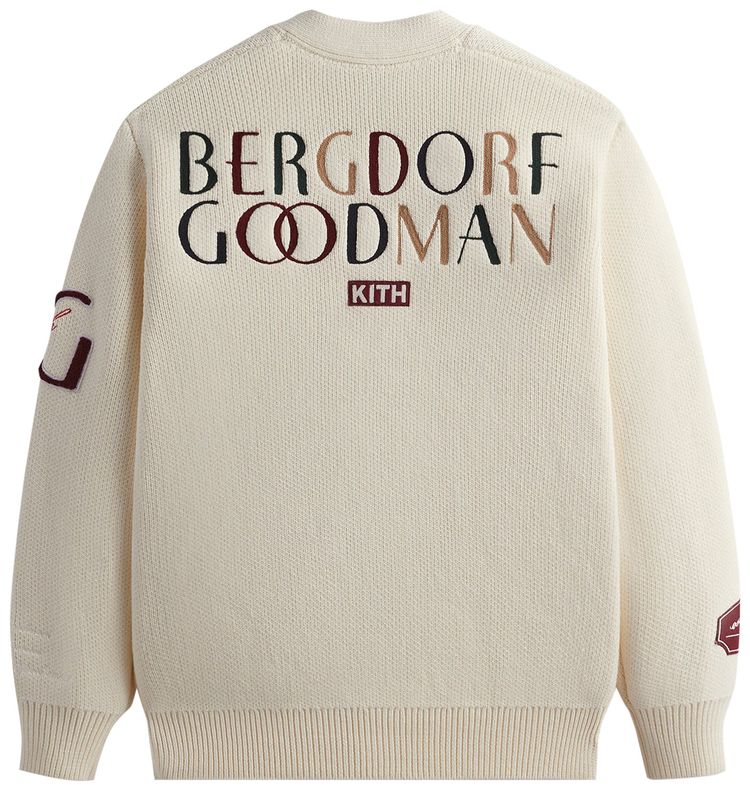 Kith For Bergdorf Goodman Cypress Cardigan Sandrift