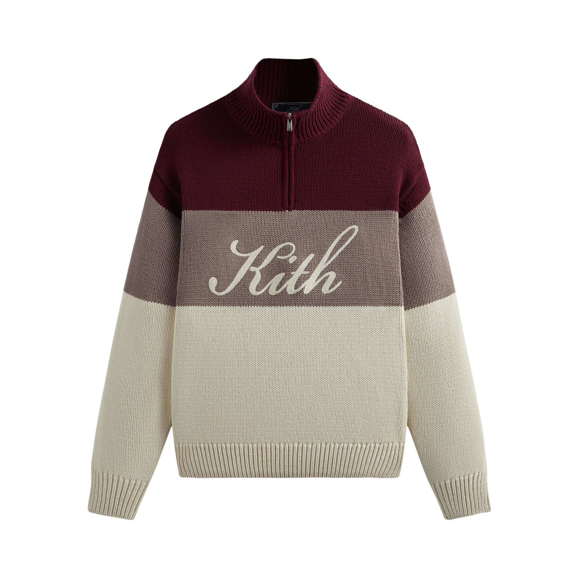 Buy Kith Wyona Quarter Zip Sweater 'Magma' - KHM031664 601 | GOAT
