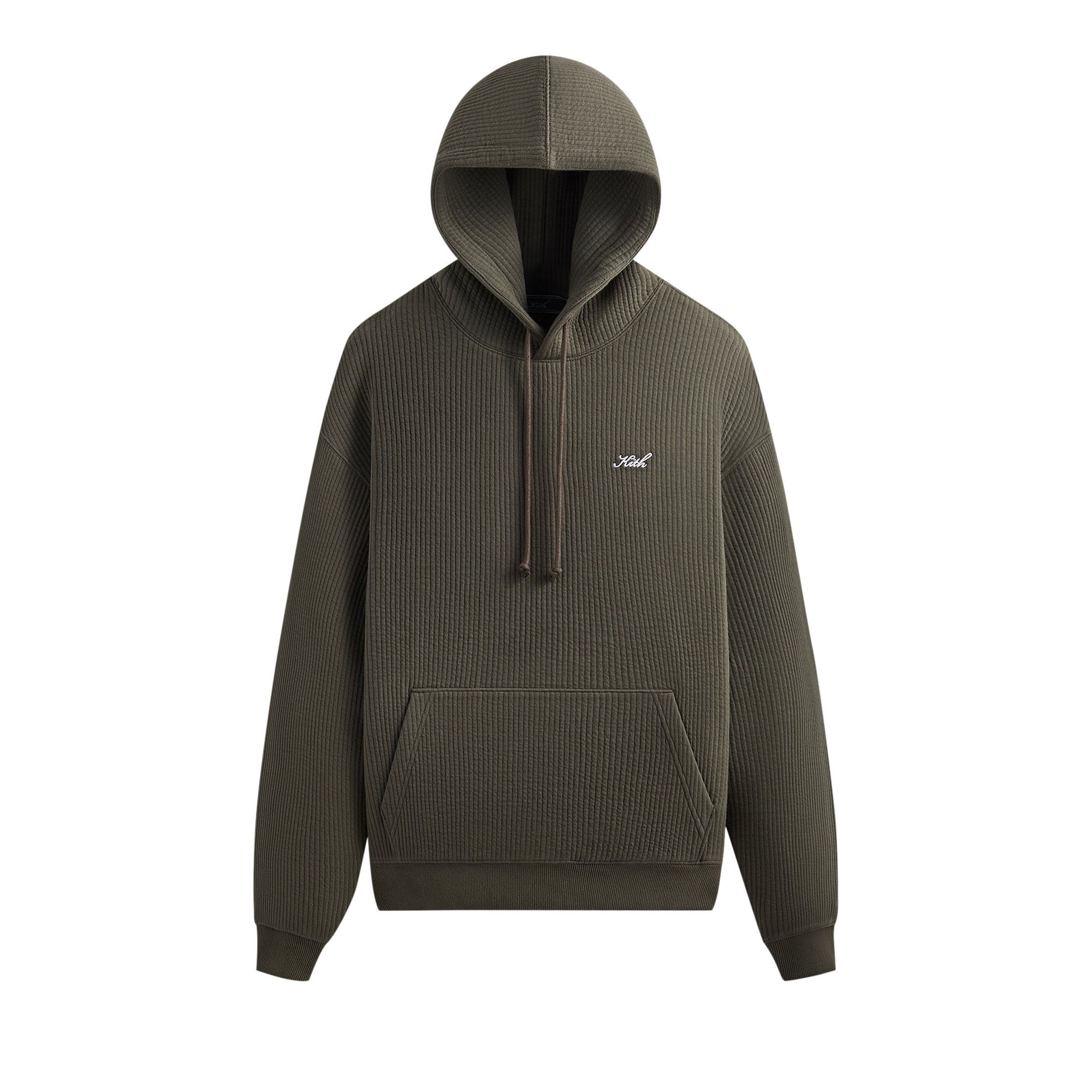 Buy Kith Striped Interlock Williams III Hoodie 'Terrain