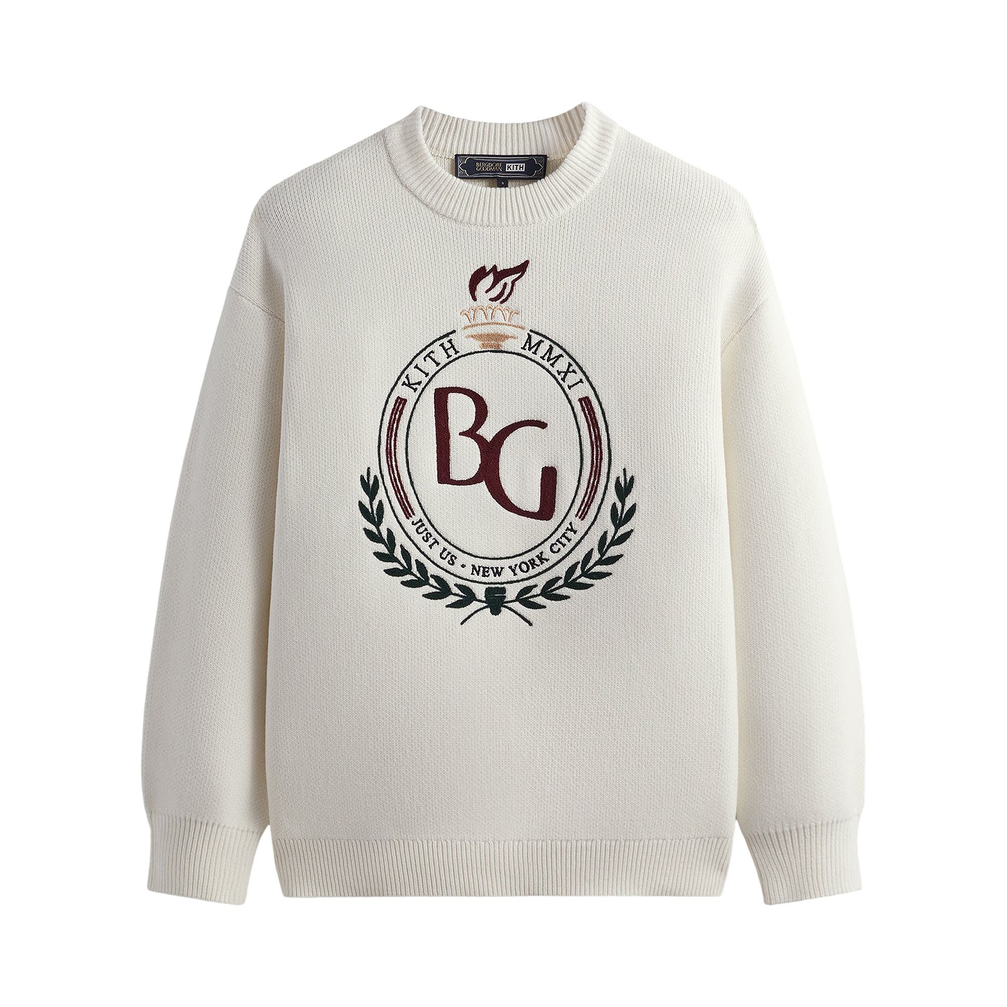 Buy Kith For Bergdorf Goodman Saratoga Crewneck Silk KHM031604 116 GOAT SA