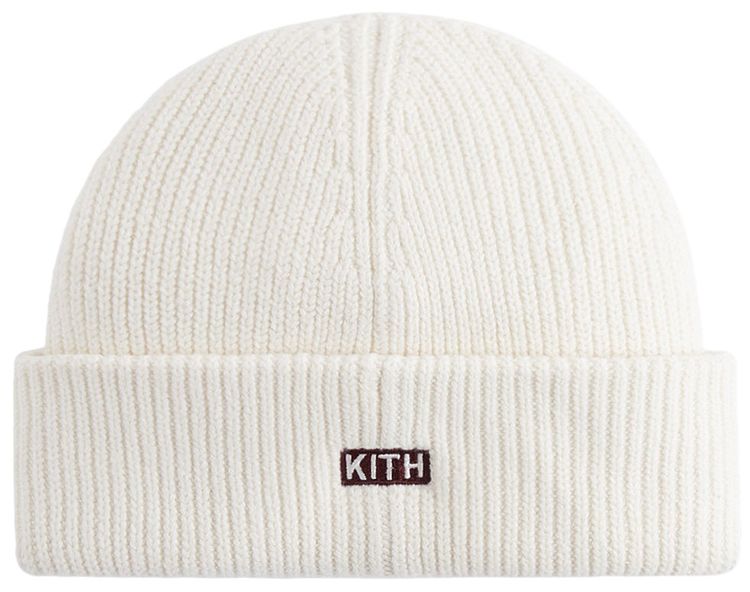 Kith For Bergdorf Goodman Mia Chunky Knit Beanie Sandrift