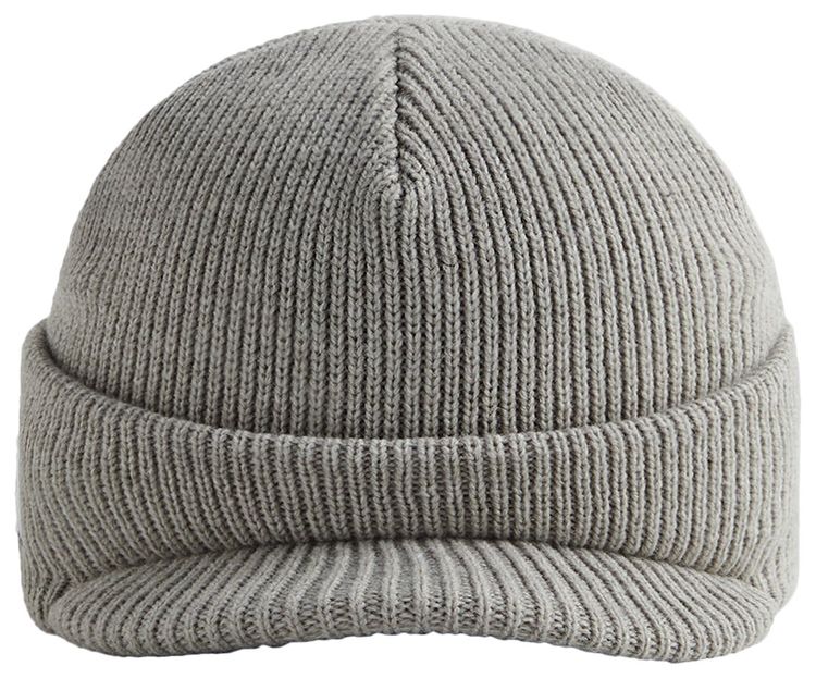 Kith For The New York Yankees Visor Beanie Light Heather Grey
