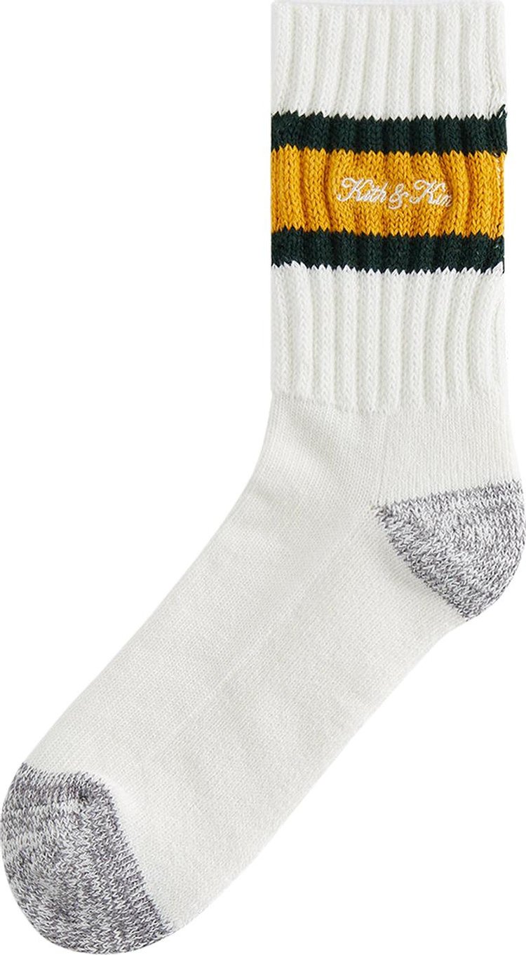 Kith Chunky Rib Striped Crew Socks Stadium