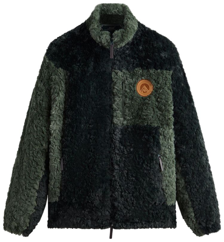 Veste Kith Pinehurst Floral Sherpa - Fermeture Complète, Taille L, Neuf Avec étiquette