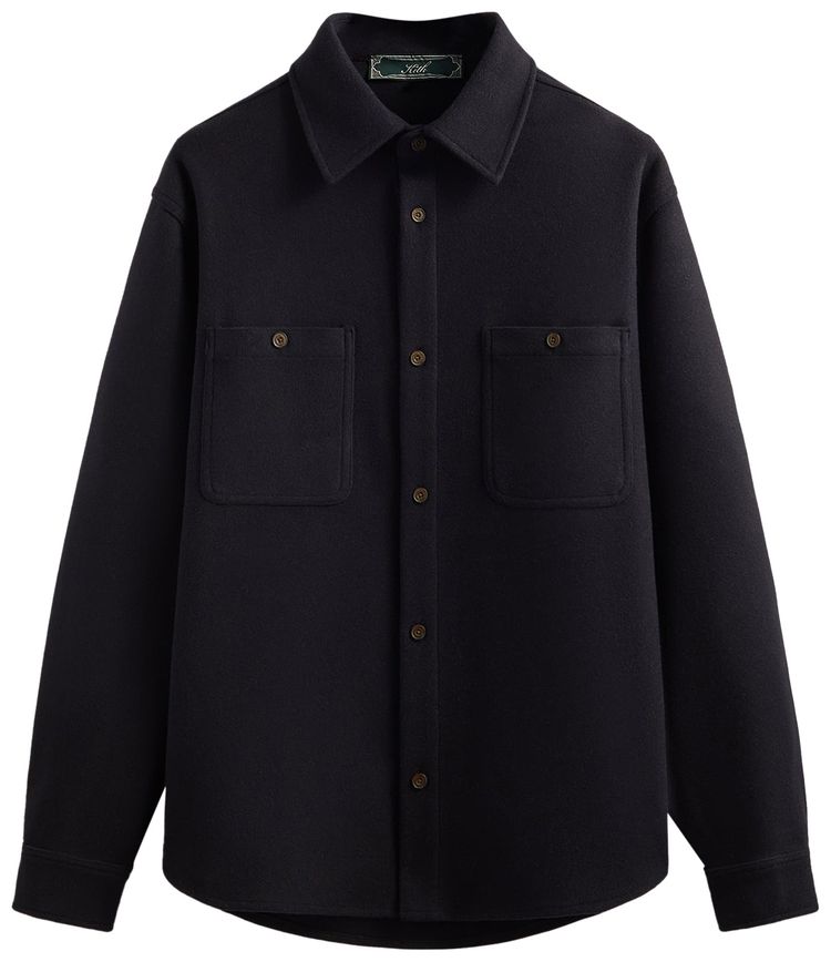 Kith Felted Jersey Apollo Shirt Aphotic