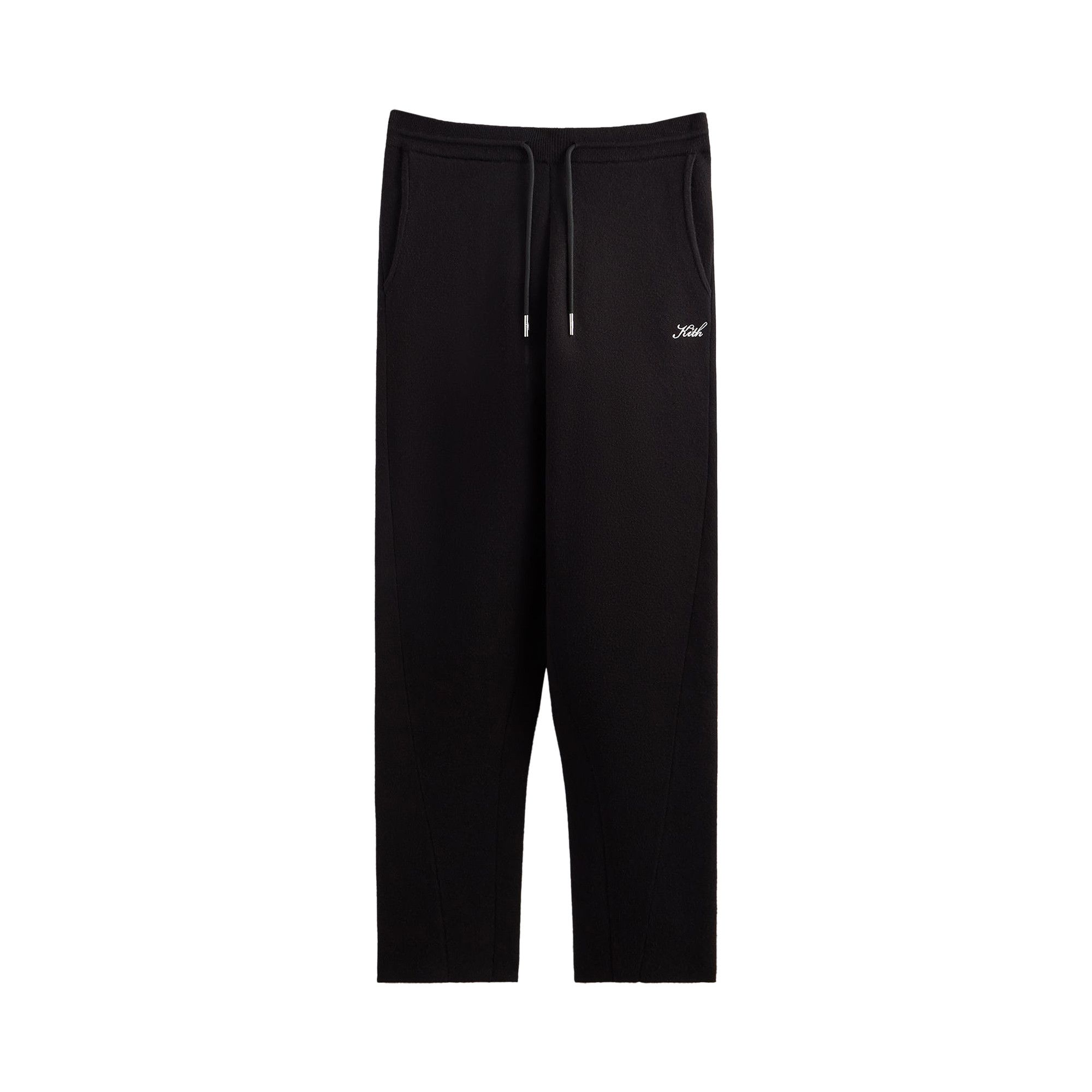 Buy Kith Knit Hudson Sweatpant 'Black' - KHM060475 001 | GOAT