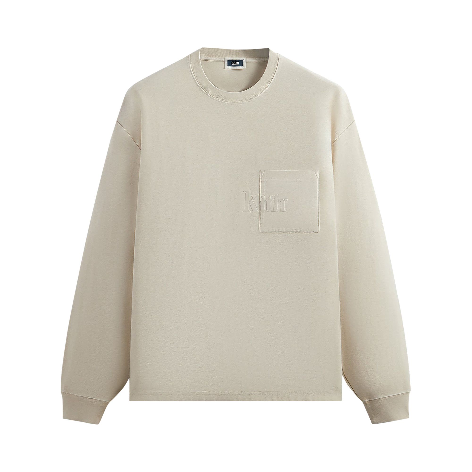 Buy Kith Long Sleeve Quinn Tee Sediment KHM031552 262 GOAT CA