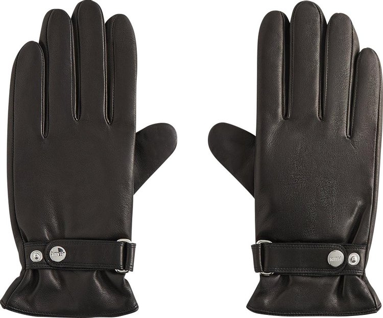 Kith Manhattan Leather Gloves 'Black'