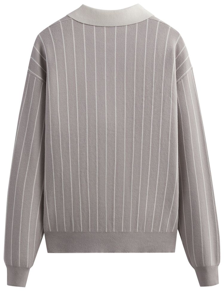 Kith 101 Nelson Collared Pullover Light Heather Grey
