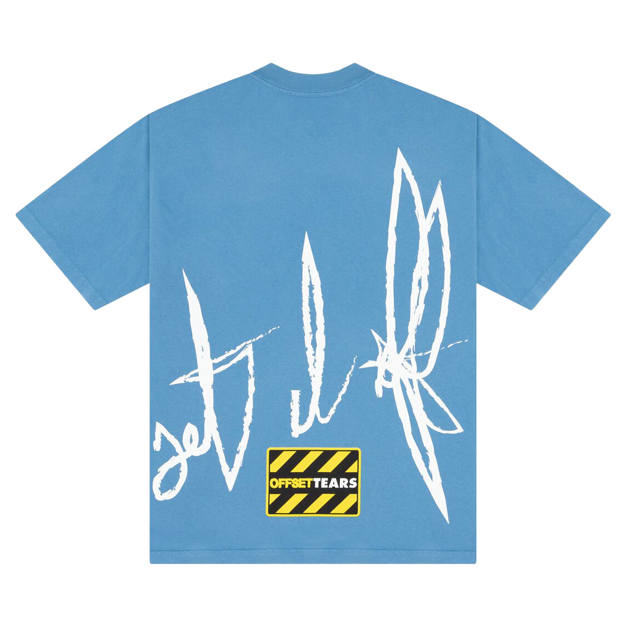【本物保証】 Tears Denim Buy x GOAT | BLUE SS09 BFSET - 'Blue' 4 Tee Offset トップス