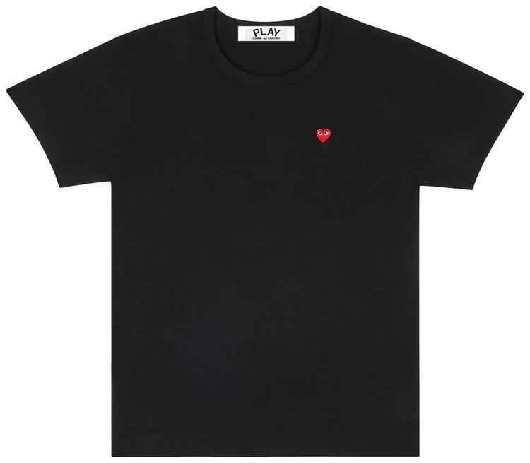 Buy Comme Des Gar ons PLAY Mini Heart T Shirt Black AZ T304 051 6 buy-comme-des-gar-ons-play-mini-heart-t-shirt-black-az-t304-051-6