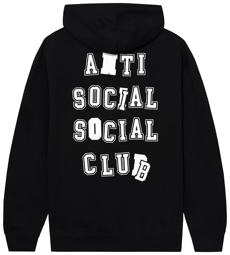 Anti Social Social Club x 2 Tone Anti College Hoodie Black