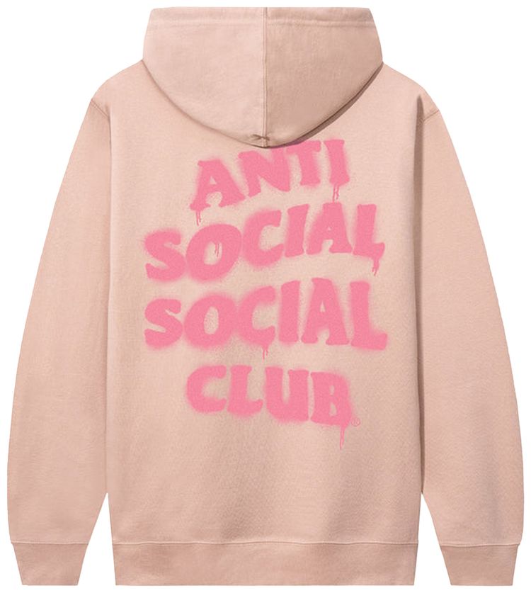 Anti Social Social Club x 2 Tone Burn It Down Hoodie Dusty Pink