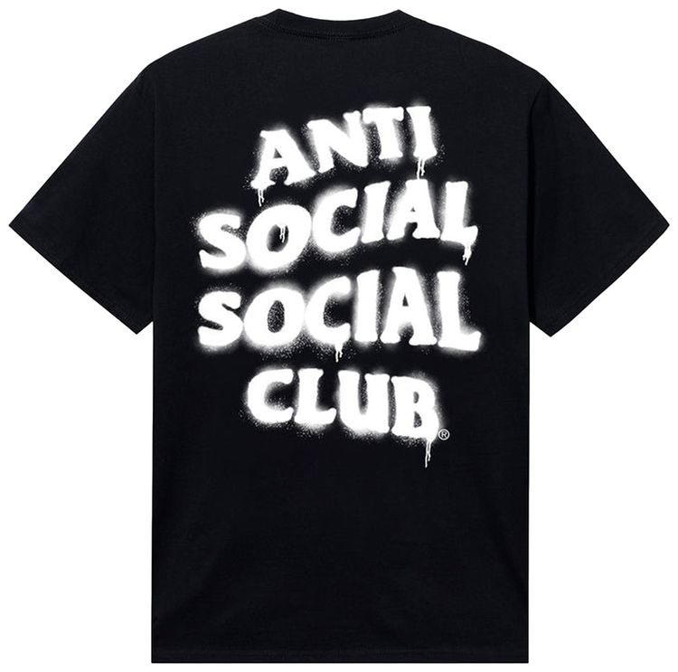 Anti Social Social Club x 2 Tone Burn It Down Tee Black