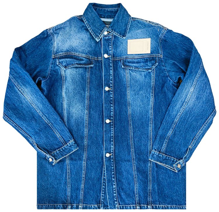 A Cold Wall Denim Overshirt Vintage Wash