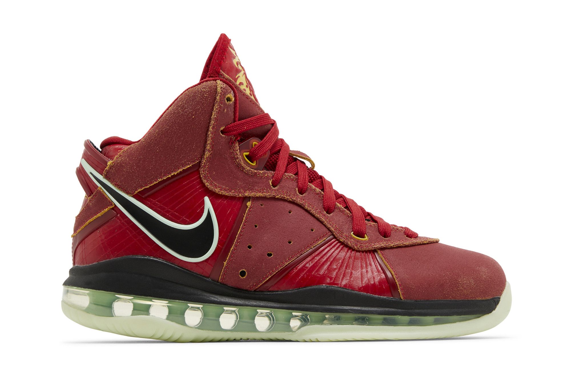 Lebron 8 cheap red and white
