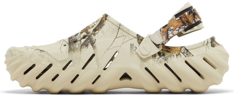 Realtree x Crocs Echo Clog Edge Camo   Bone