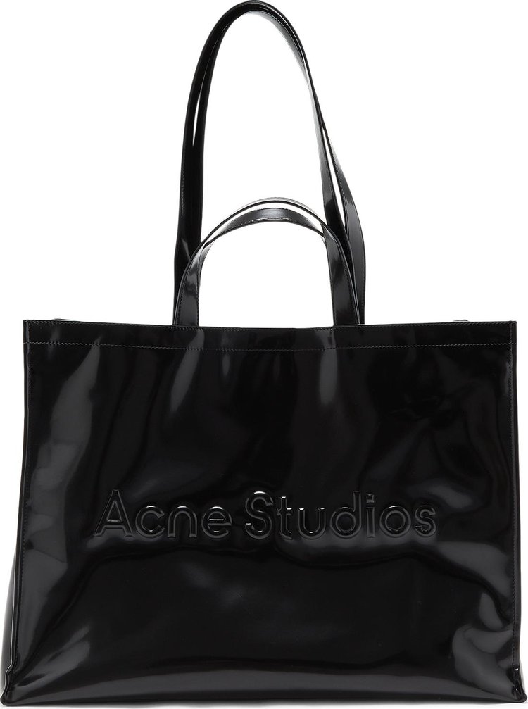 Acne Studios Logo Shopper Large Tote Bag 'Black'
