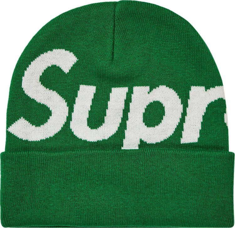 Supreme Big Logo Beanie 'Green'