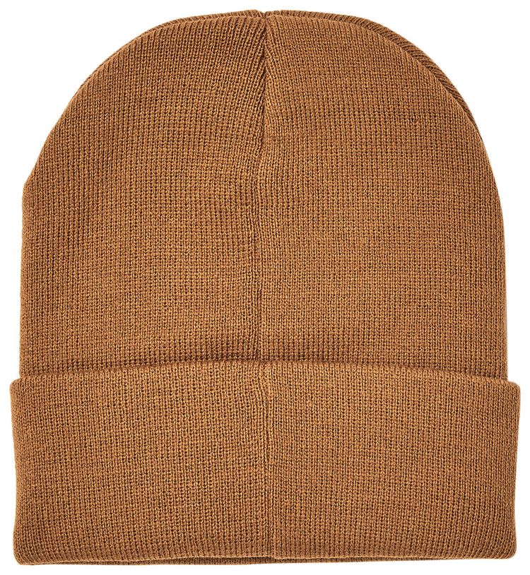 Supreme Peace Embroidered Beanie Tan