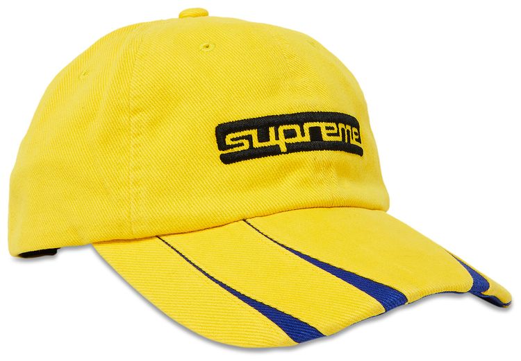 Supreme Jagged Visor 6 Panel Yellow