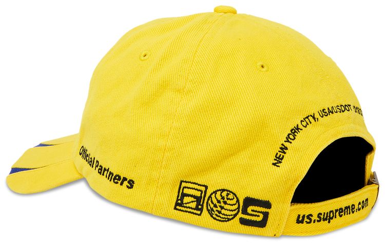 Supreme Jagged Visor 6 Panel Yellow