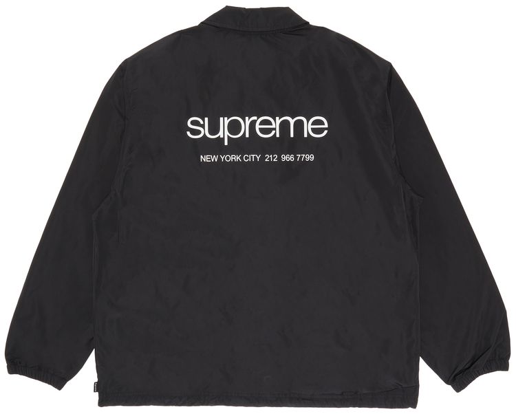 Supreme NYC Coaches Jacket Black