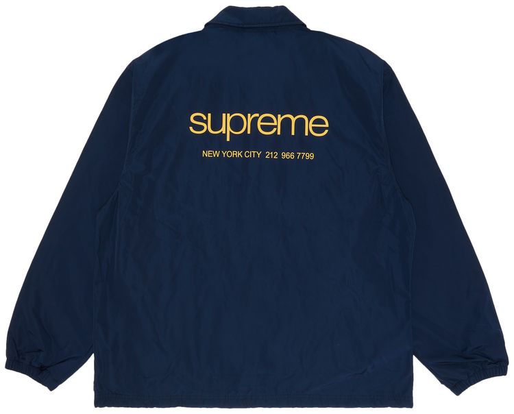 Supreme NYC Coaches Jacket Navy